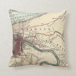 New Orleans Karta Pillow Kudde