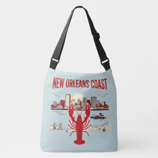 New Orleans kust Axelväska