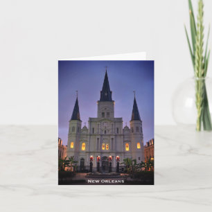 New Orleans, LA Cathedral Basilica, Jackson Square Kort
