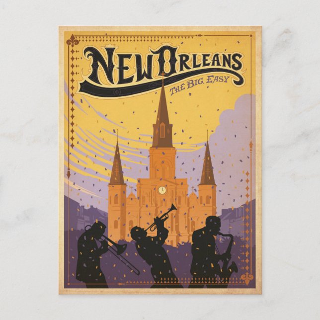 New Orleans, LA Vykort (Framsida)