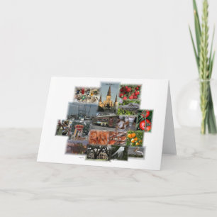 New Orleans Landmarks och Cusine Kort