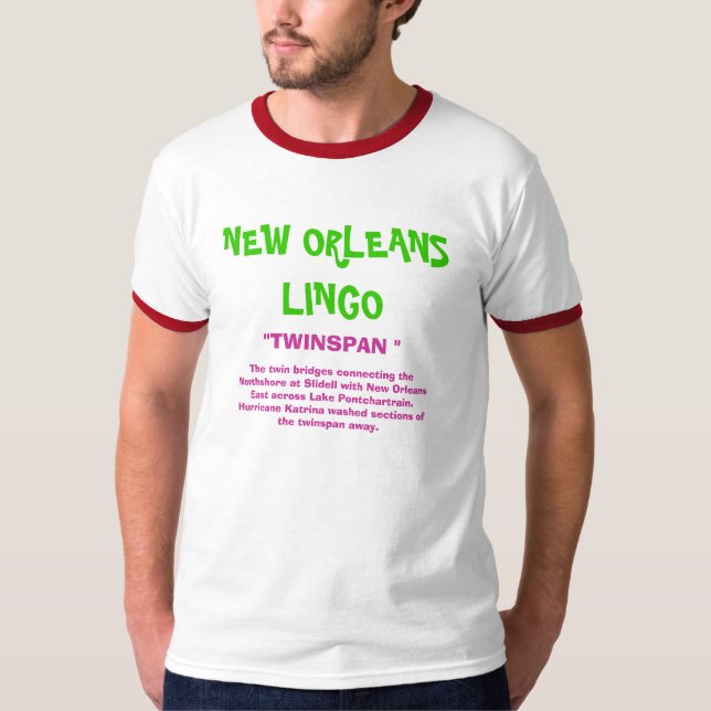 NEW ORLEANS LINGO T-SHIRT (Framsida)