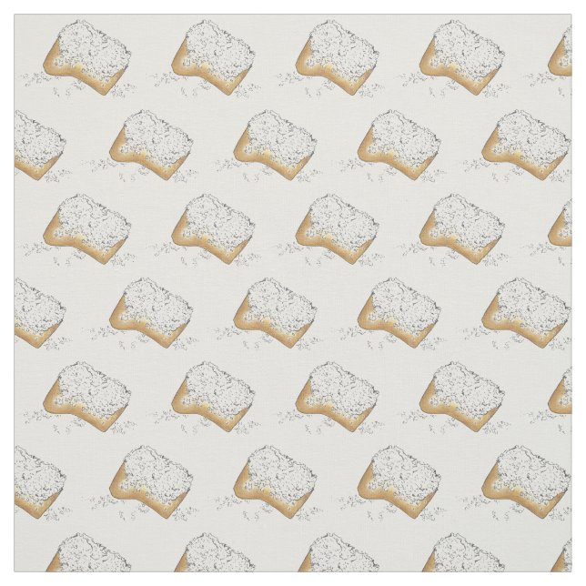 New Orleans Louisiana Beignet Beignets Fabric Tyg (Provkarta)
