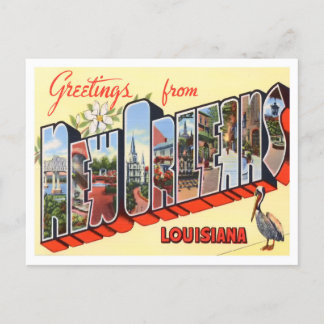 New Orleans, Louisiana Big Brev vycard Vykort