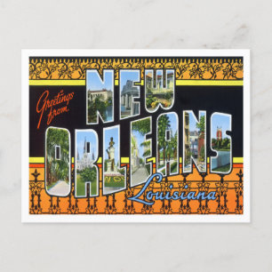 New Orleans, Louisiana Big Brev vycard Vykort
