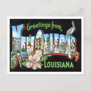 New Orleans, Louisiana Big Brev vycard Vykort