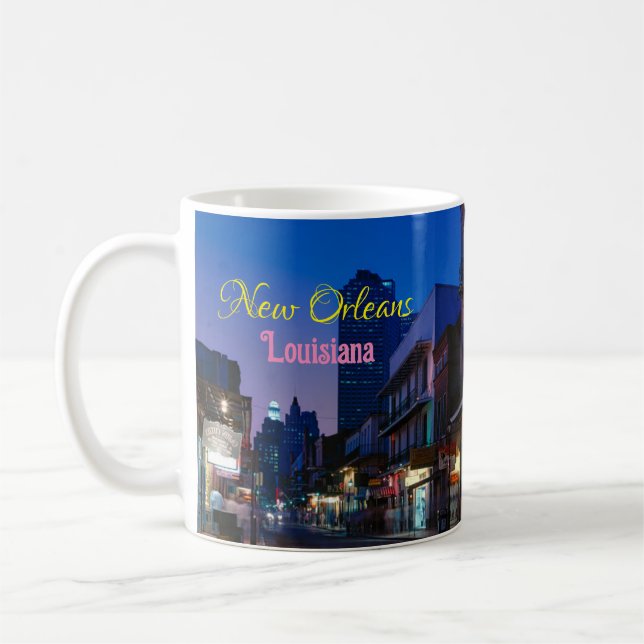 New Orleans Louisiana Coffee Mugg Souvenir Memento (Vänster)