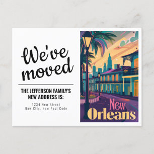 New Orleans Louisiana Fransk Quarter Vi har flytta Vykort