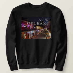 New Orleans, Louisiana   Franska kvarteret Lång Ärmad Tröja