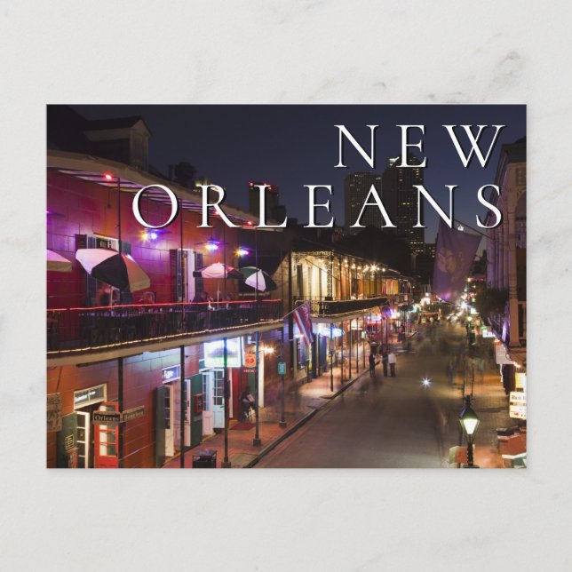 New Orleans, Louisiana | Franska kvarteret Vykort (Framsida)