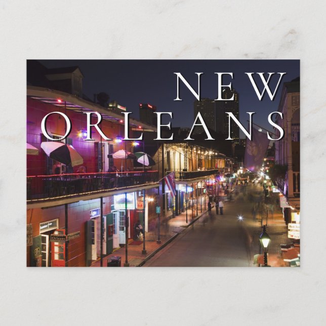 New Orleans, Louisiana | GRATTIS PÅ FÖDELSEDAGEN Vykort (Framsida)