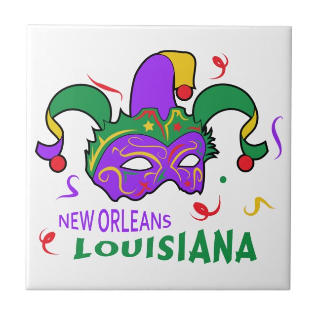 New Orleans Louisiana Kakelplatta (Framsidan)