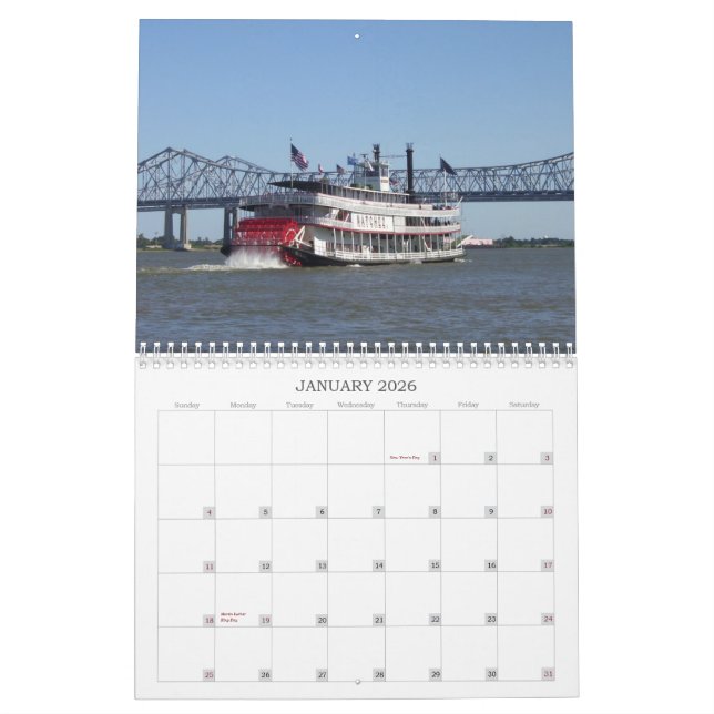NEW ORLEANS LOUISIANA KALENDER (Jan 2026)