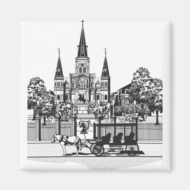New Orleans, Louisiana Magnet (Framsidan)