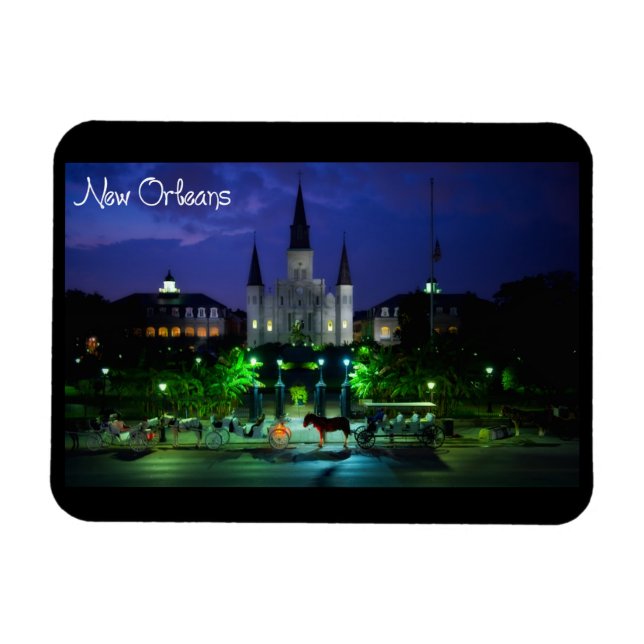 New Orleans Louisiana Magnet (Horisontell)