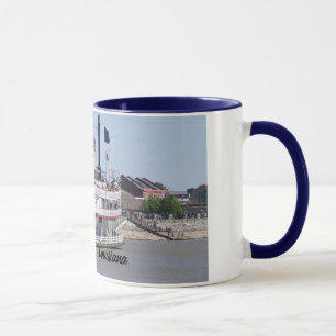 New Orleans Louisiana Mississippi River fartygmugg Mugg