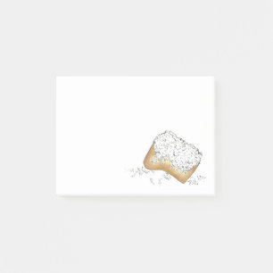 New Orleans Louisiana NOLA Beignet Pastry Post sit Post-it Block