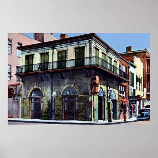 New Orleans Louisiana Old Absinthe House 1940 Poster (Framsidan)