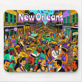 New Orleans, Louisiana People med Roligt Musmatta