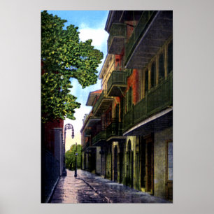 New Orleans Louisiana Pirater Alley Poster