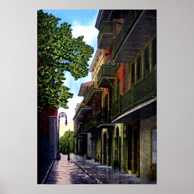New Orleans Louisiana Pirater Alley Poster (Framsidan)
