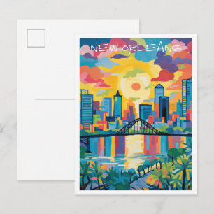New Orleans Louisiana Resaestetik Vykort