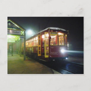 New Orleans, Louisiana- Riverfront Streetcar Vykort