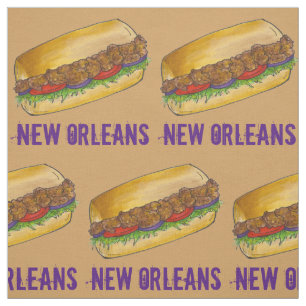 New Orleans Louisiana Shrimp Po'Boy Sandwich NOLA Tyg