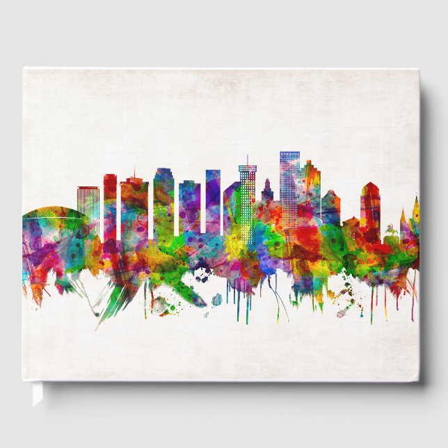 New Orleans Louisiana Skyline Gästböcker (Framsida)