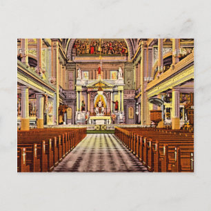 New Orleans, Louisiana St Louis Cathedral 1940 Vykort
