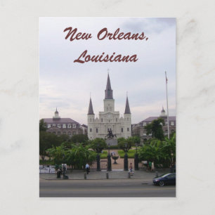 New Orleans Louisiana St Louis domkyrka Vykort