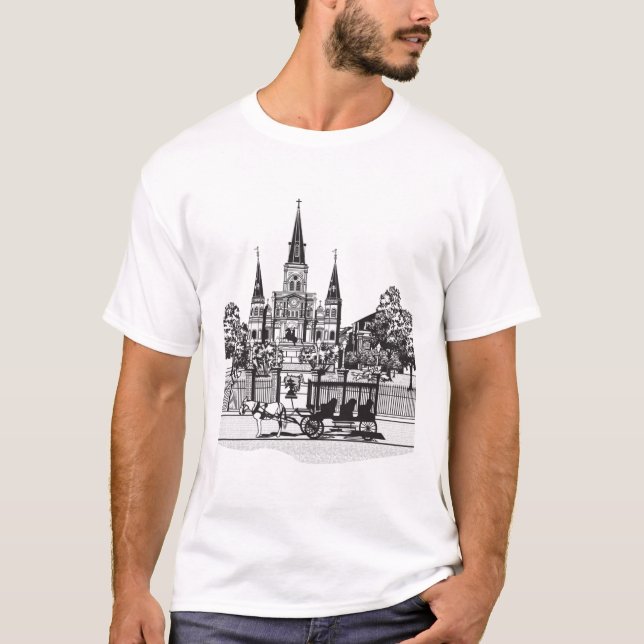New Orleans, Louisiana T Shirt (Framsida)
