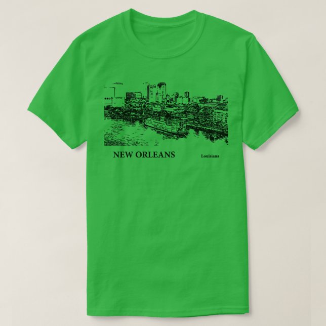 New Orleans Louisiana TShirt - 3 T Shirt (Design framsida)
