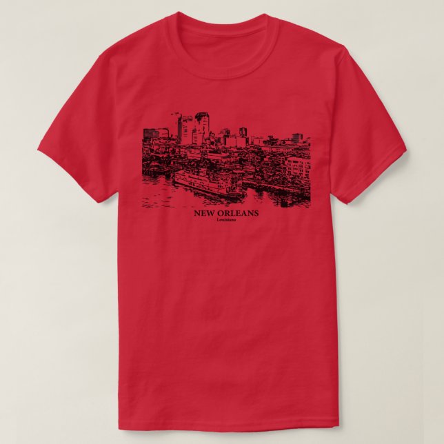New Orleans Louisiana TShirt - 4 T Shirt (Design framsida)