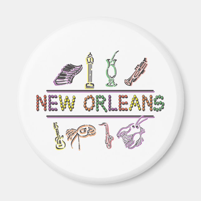 New Orleans Magnet (Framsidan)