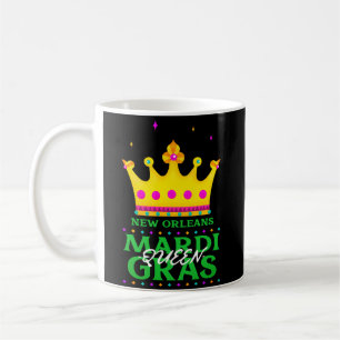 New Orleans Mardi Gras Drottning Klassisk Mugg