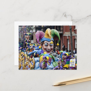 New Orleans Mardi Gras Vykort