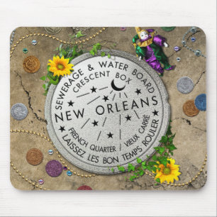 New Orleans mäter Iconic vatten Musmatta