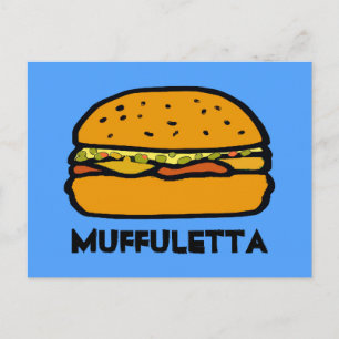 New Orleans Muffuletta Vykort