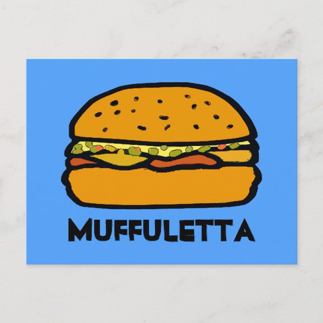 New Orleans Muffuletta Vykort (Framsida)