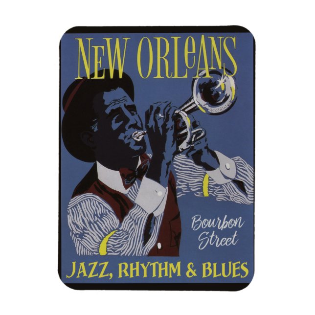New Orleans Music Magnet (Vertikal)
