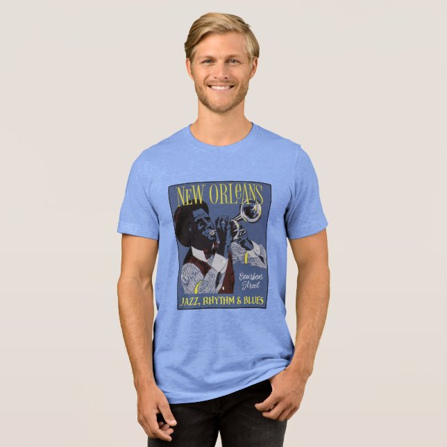 New Orleans Music shirts & jacka T-shirt (Framsida Full)