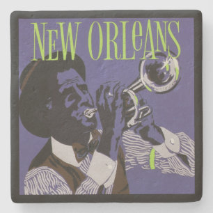 New Orleans Music stone underlägg