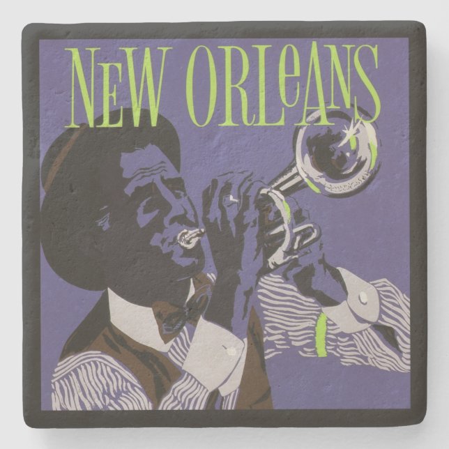 New Orleans Music stone underlägg (Framsidan)