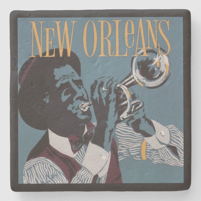 New Orleans Music stone underläggs Stenunderlägg (Framsidan)