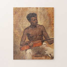 New Orleans Musician (Guitarist) (Francis Millet) Pussel