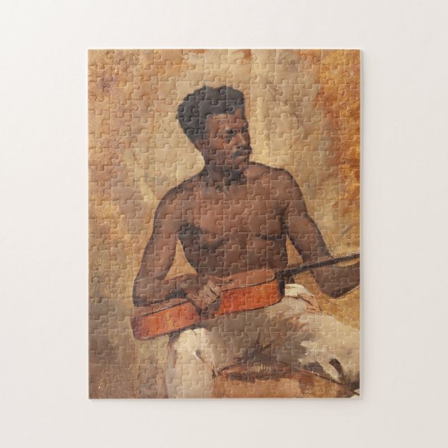 New Orleans Musician (Guitarist) (Francis Millet) Pussel (Vertikal)