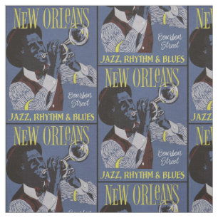 New Orleans musiktyg Tyg
