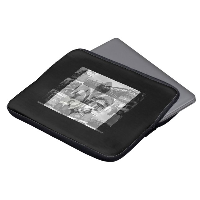 New Orleans Neoprenesleeve Laptop Fodral (Framsida topp)