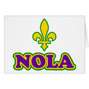 New Orleans NOLA Hälsningskort